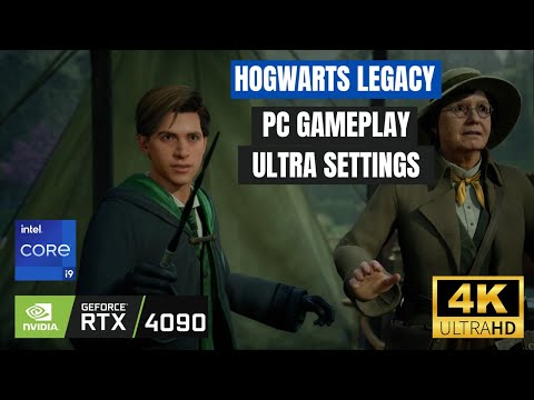 [4K] Hogwarts Legacy PC Ultra Settings Gameplay | RTX 4090 & i9 13900K