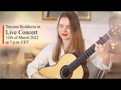 Видео: Live Concert with Tatyana Ryzhkova - Announcement