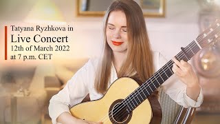 Live Concert with Tatyana Ryzhkova - Announcement