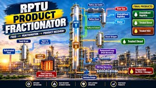 RPTU PRODUCT FRACTIONATOR Explained | Complete Process Flow, Fractionation & Heat Recovery