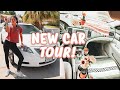 NEW CAR TOUR! + what’s inside my cute car :)