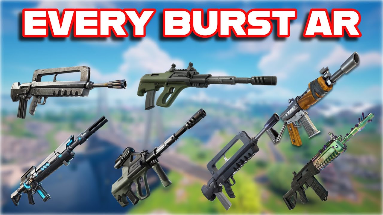 Ranking EVERY BURST ASSAULT RIFLE In FORTNITE HISTORY From WORST To ...