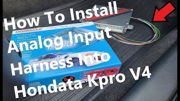 Hondata Kpro V4 "Analog Input Harness Installation" 02