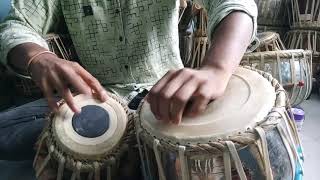 Enjoyable fastest Solo Tabla Playing - Taal Kaherva, Theka with Variation - Laggi