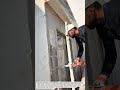Professional Exterior Wall Rendering & Crack Repair Technique | Smooth Cement Finishing Process.