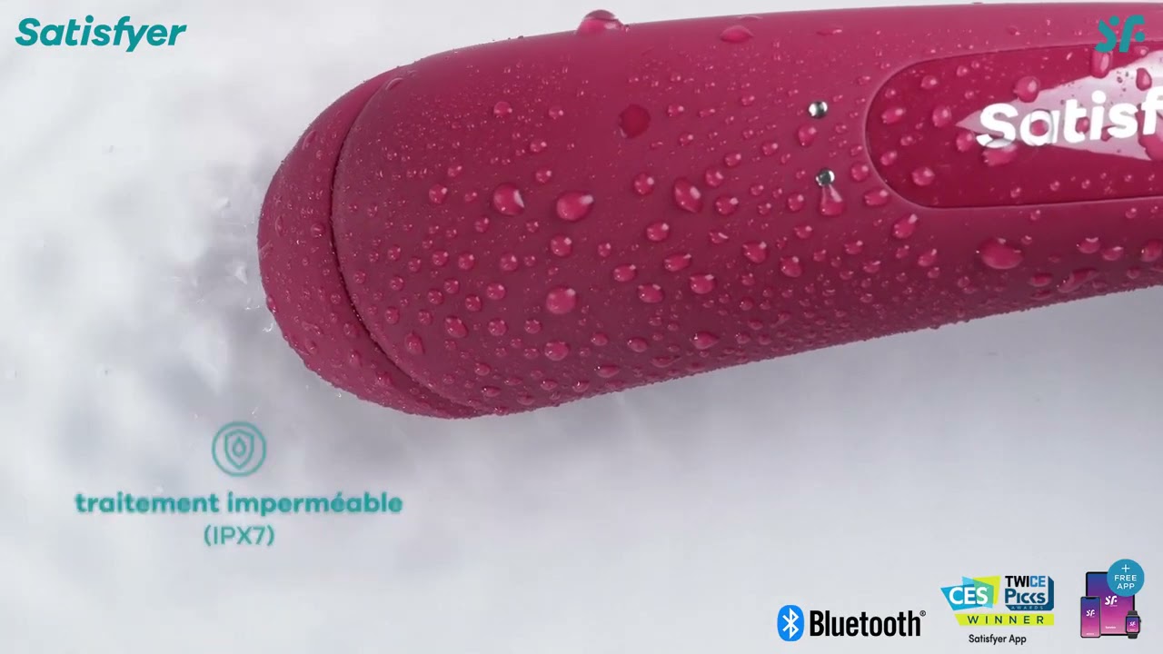 Stimulateur clitoridien à air pulsé + APP Nouvelle génération SATISFYER