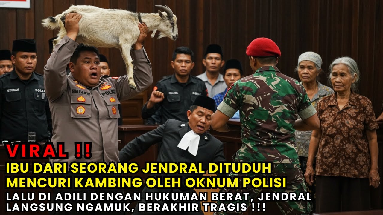 VIRAL‼️IBU DARI SEORANG JENDRAL DITUDUH MENCURI KAMBING OLEH OKNUM POLISI, BERAKHIR TRAGIS‼️