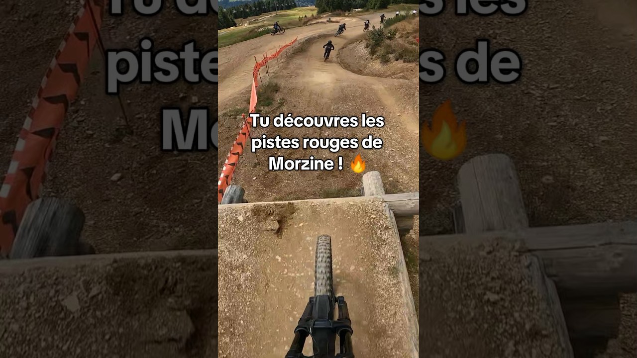 Découverte des pistes rouges du bike park de Morzine ! Tu as déjà testé ? 
