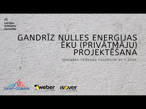 SEMINĀRS: Gandrīz nulles enerģijas ēku (privātmāju) projektēšana