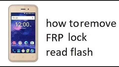 Qmobile X33 frp + read flash file