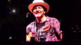 Video thumbnail of "EDDIE VEDDER : "Wildflowers" (Tom Petty Tribute) : OHANA FESTIVAL (Sept 29, 2018)"