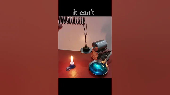 The principle of thermal expansion and contraction of metal #shortsvideo #experiment #ferromagnetic