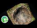 Realistic craters for wargaming terrain and dioramas