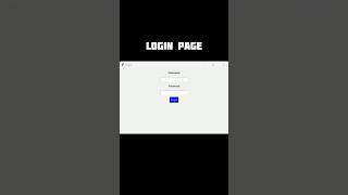 Build a Python Login Page GUI in 30 Seconds 🔐 | Python Tkinter Project #shorts #loginscreen #python