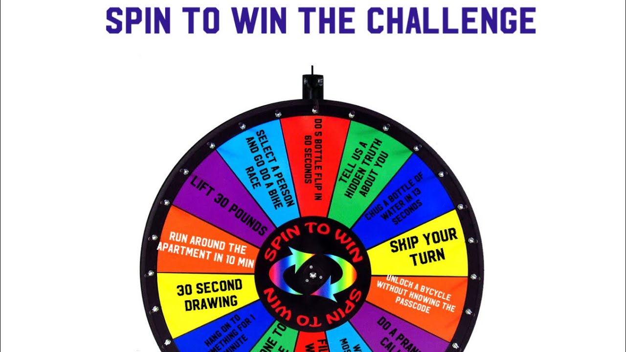 SPIN THE WHEEL CHALLENGE PART 2 BETTER VERSION YouTube