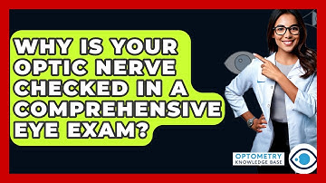 Why Is Your Optic Nerve Checked In A Comprehensive Eye Exam? - Optometry Knowledge Base