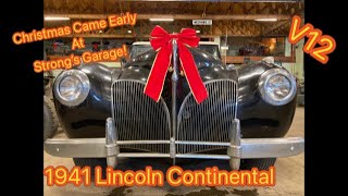 CAN IT START?? We Bought a 1941 Lincoln CONTINENTAL V12 SIGHT UNSEEN and it FINALLY showed up!
