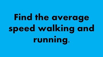 Using Rate, Time, and Distance, Find Speed (a MATH 1010 Problem)