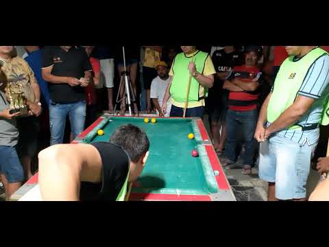 Lorin de Fortaleza x GG de Itapipoca Final do torneio de Sinuca em Meruoca-Ce