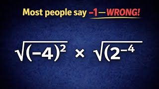 One Minus Sign, One Big Mistake | Square Root Trap Explained