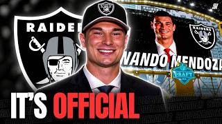 Las Vegas Raiders Officially DRAFT Fernando Mendoza First Overall