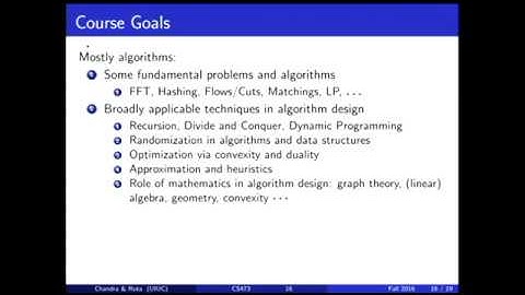 2016 08 24 Administrivia, FFT