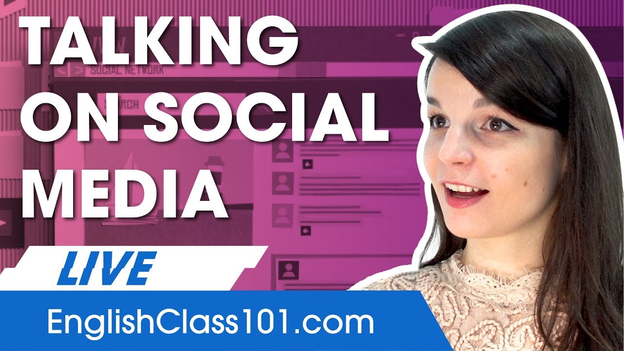 How To Talk On Social Media In English - Basic English Phrases