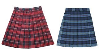 Cool Plaid Uniform Skirts For School