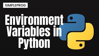 Environment variables in python | How .env variables works in python | Python Concepts | simpleprog