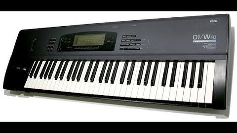 KORG 01 WFD sonidos de fabrica  #1