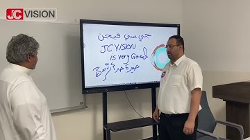 JCVision Interactive Smart Board Interactive Flat Panel Display used in the Jeddah schools of Saudi