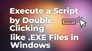 How to Execute a Script Just by Double Clicking Like .Exe Files in Windows? [Linux GUIDE]