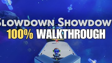 Astro Bot Slowdown Showdown 100% Walkthrough All Collectibles All Bots All Puzzle Pieces PS5 Gamepla
