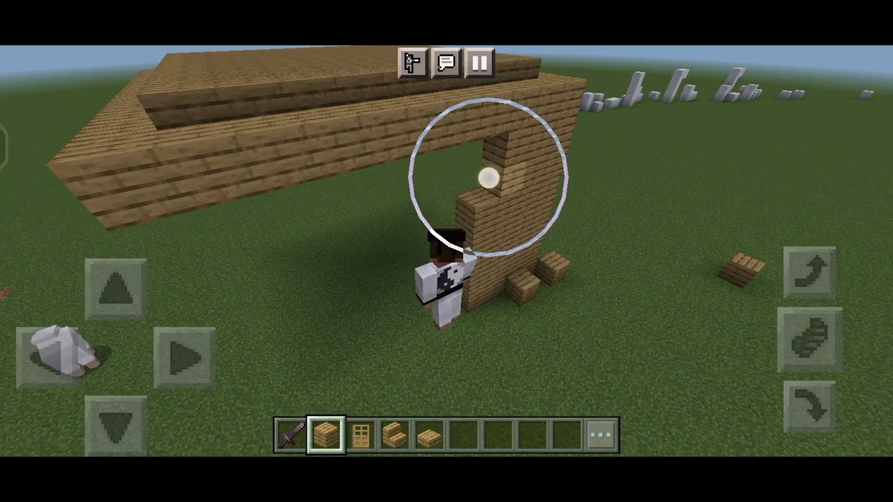 MY FIRST BUILD HOUSE IN MINECRAFT PART 1 #viral #minecraft #gaming # ...