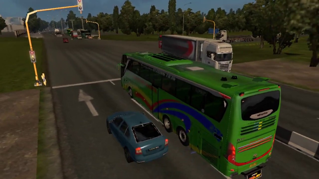 Bus Gunung Harta Rute GRESIK-MALANG | Ets2 Mod Bus ...