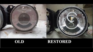 BMW E30 BOSCH Headlights Restoration Part 1