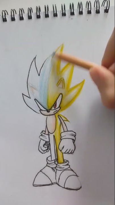 Mugi Draws Dark Super Sonic — Weasyl