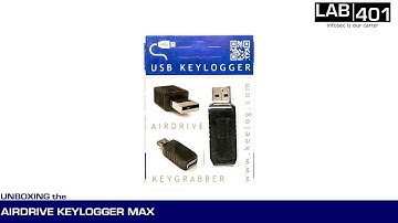 AirDrive KeyLogger Max unboxing by Lab401.com