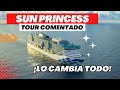 Sun Princess 4K - El nuevo barco de cruceros de Princess Cruises
