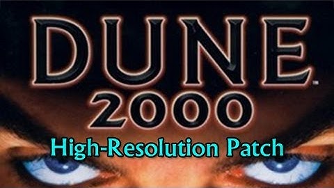 Dune2000 High-Res Patch - BETA - How to spot & use upgrade & starport buttons