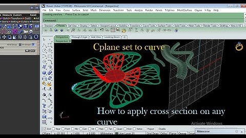 rhino matrix how to add profile to any curve