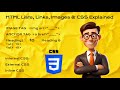 HTML Lists, Links, Images & CSS Explained | Full Beginner Guide ul, ol, a, img Inline & External CSS
