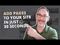 Add Pages in AI Website Builder for Beginners