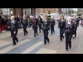 Eccleston Heritage Clog perform a Lancashire Street Clog Dance in Chorley on 23rd April 2016