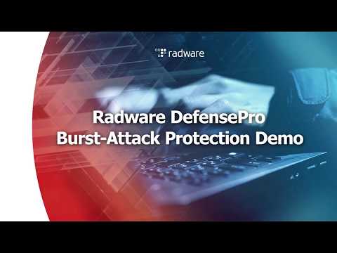 Radware’s Burst Attack Protection in Action