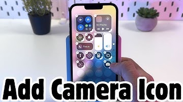 How to Add the Camera Back to Control Center on iPhone 16e