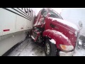 Interstate 80 Wyoming multi car and truck accident