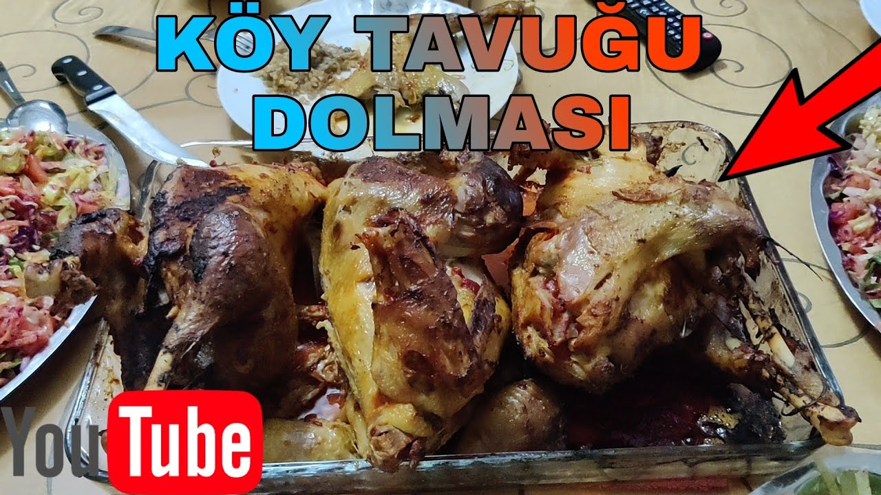 KÖY TAVUĞU DOLMASI TARİFİ/ #tavukdolması #köytavuğu