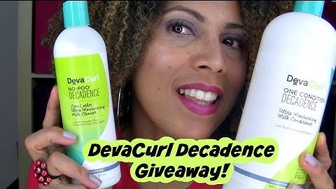 {CLOSED} GIVEAWAY!! DevaCurl Decadence  |  CurlyKimmyStar