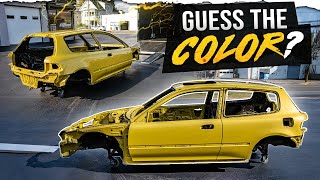 Who can guess the color? K20R Civic Si EPIC Build series!